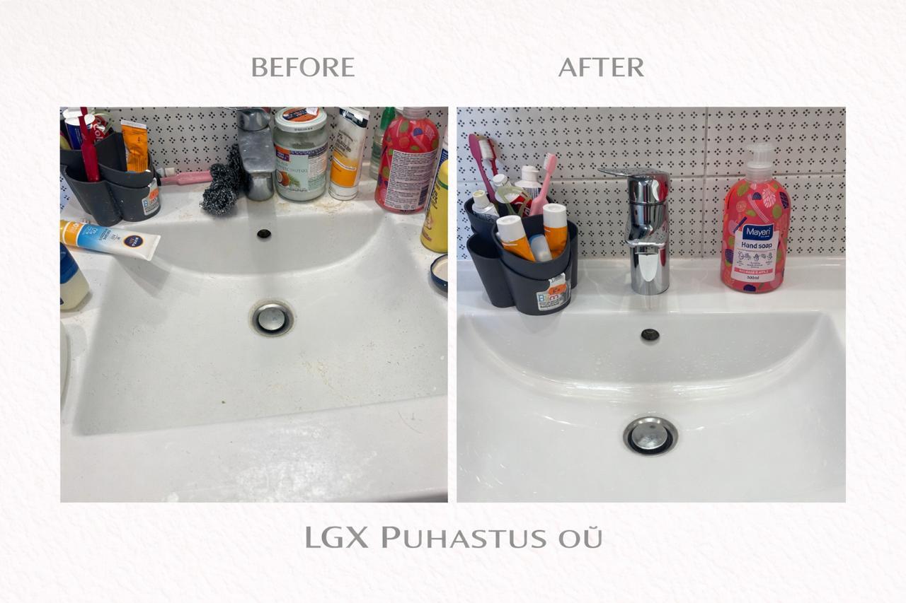 Vannitoa valamu - Before and After